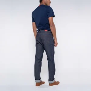 magasin 1083 JEANS DROIT 101 Coton Bio Superdenim Flex Indigo Brut Homme 13