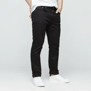 boutiqued pas cher 1083 JEANS AJUSTE 103 Coton Bio Filidenim Flex Uni Noir Homme 8