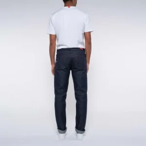 1083 JEANS AJUSTE 103 Coton Bio Superselvedge Indigo Brut Homme Paiement sécurisé 12