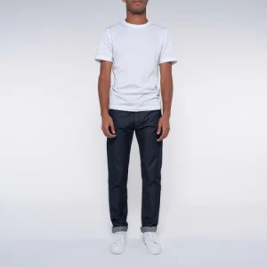 1083 JEANS AJUSTE 103 Coton Bio Superselvedge Indigo Brut Homme Paiement sécurisé 14