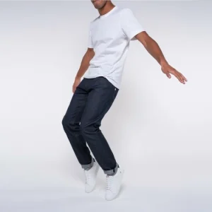 1083 JEANS AJUSTE 103 Coton Bio Superselvedge Indigo Brut Homme Paiement sécurisé 18