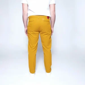 1083 CHINO AJUSTE 163 Coton Bio Filidenim Flex Uni Moutarde Homme marque pas cher en ligne 13