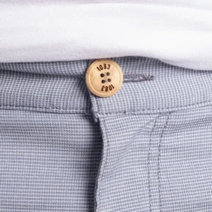 1083 CHINO CAROTTE 168 Coton Bio Pique Flex Bleu Homme acheter en ligne 16