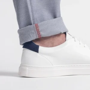 1083 CHINO CAROTTE 168 Coton Bio Pique Flex Bleu Homme acheter en ligne 18