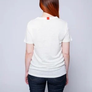 1083 T-SHIRT DROIT 306 SPLICE Lin Ecru Mixte l'unique style 13